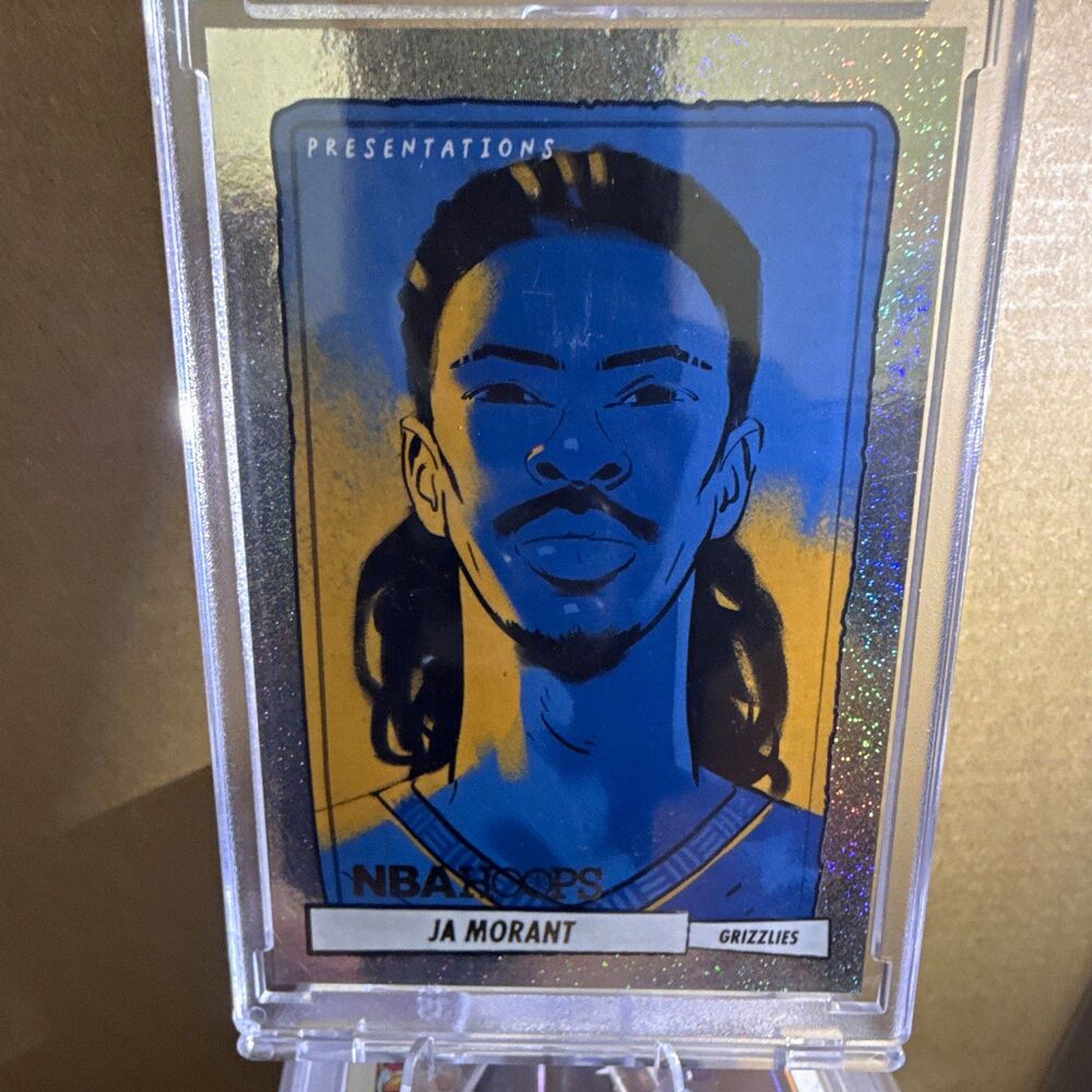 2023-24 Panini NBA Hoops Premium Stock Presentations Ja Morant #5 Grizzlies